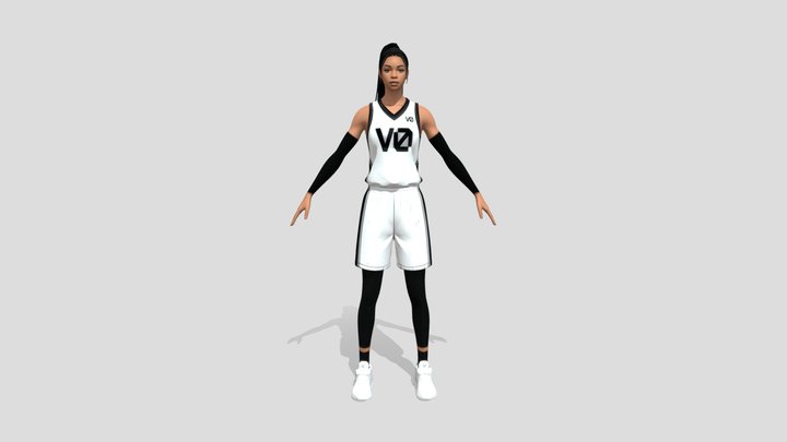 v0 Basketball Team Girl Player Free