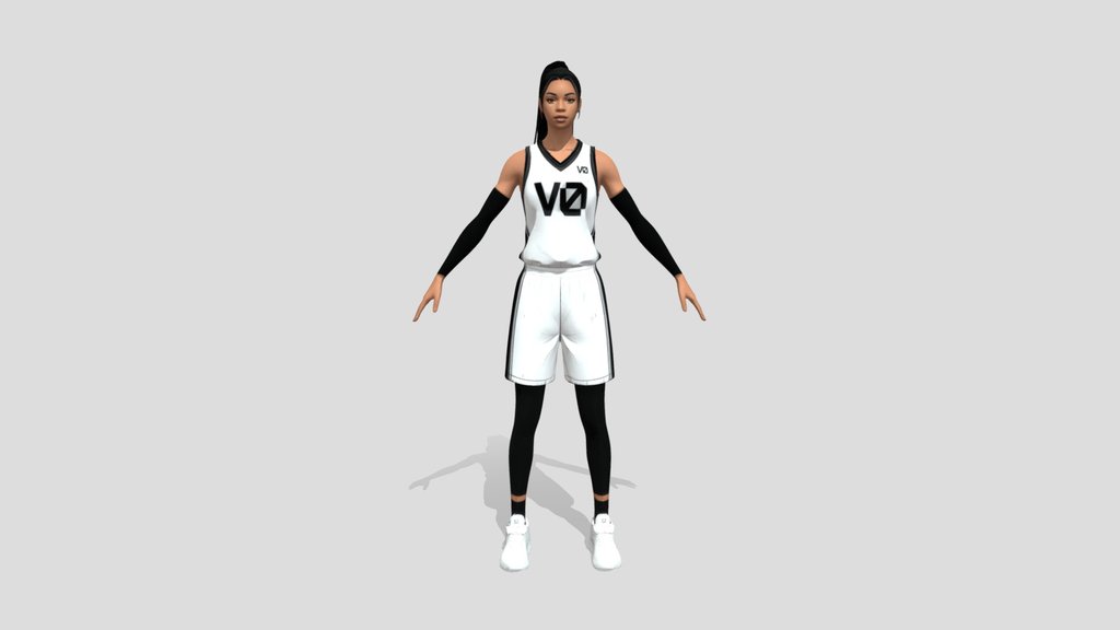 v0 Basketball Team Girl Player