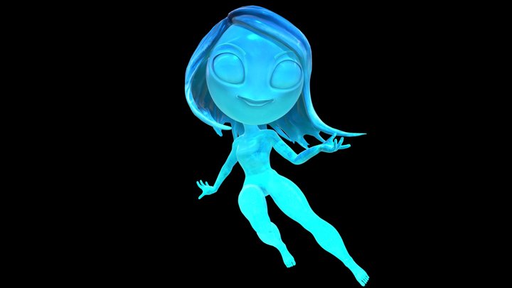 WATER CHARACTER 3D Model