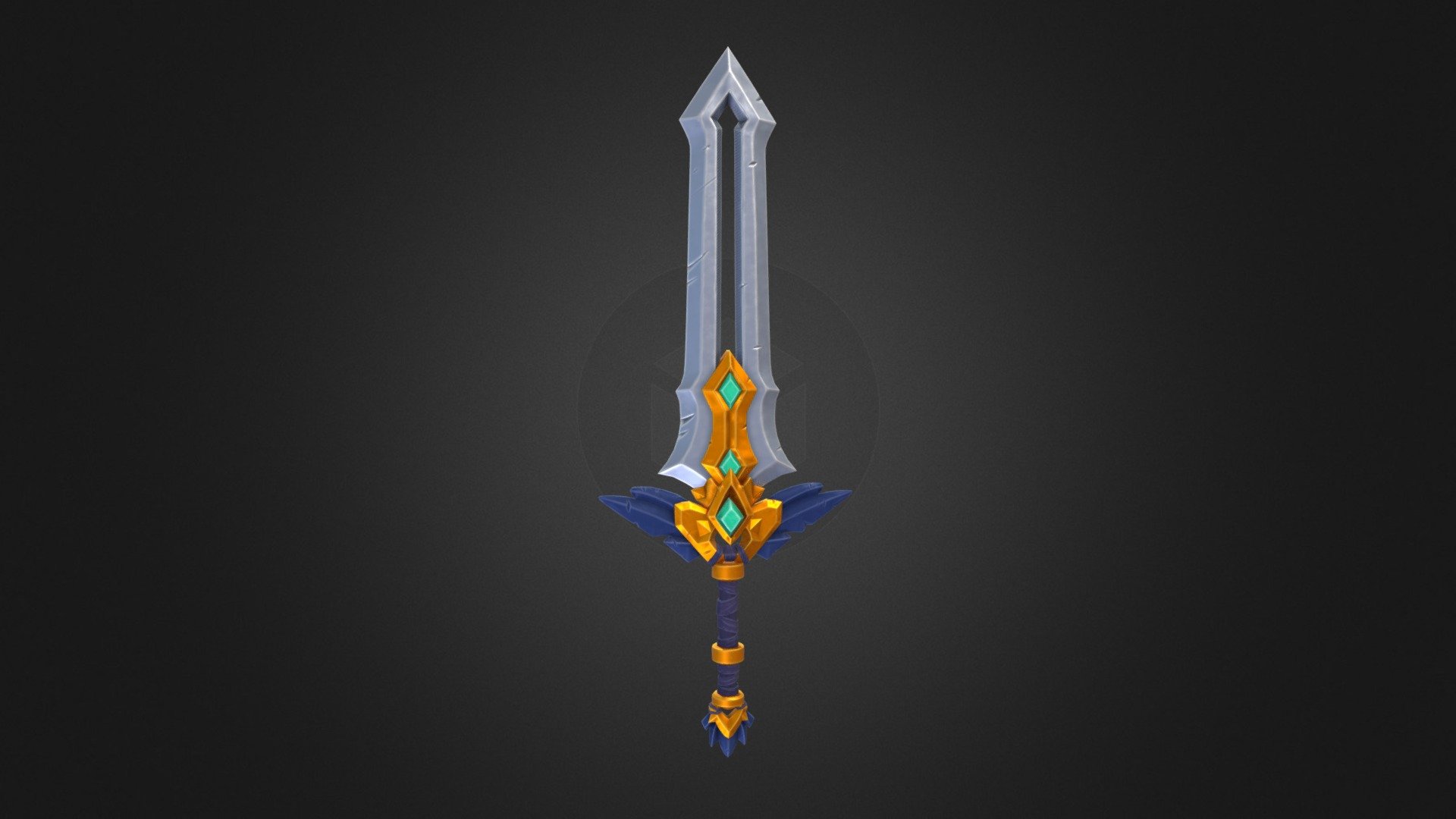 Champion's Pride Sword - Concept by Ben Rosado - 3D model by erick ...