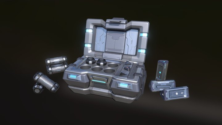 Battery-container 3D models - Sketchfab