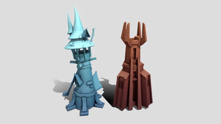 Tower Trouble 3D Model