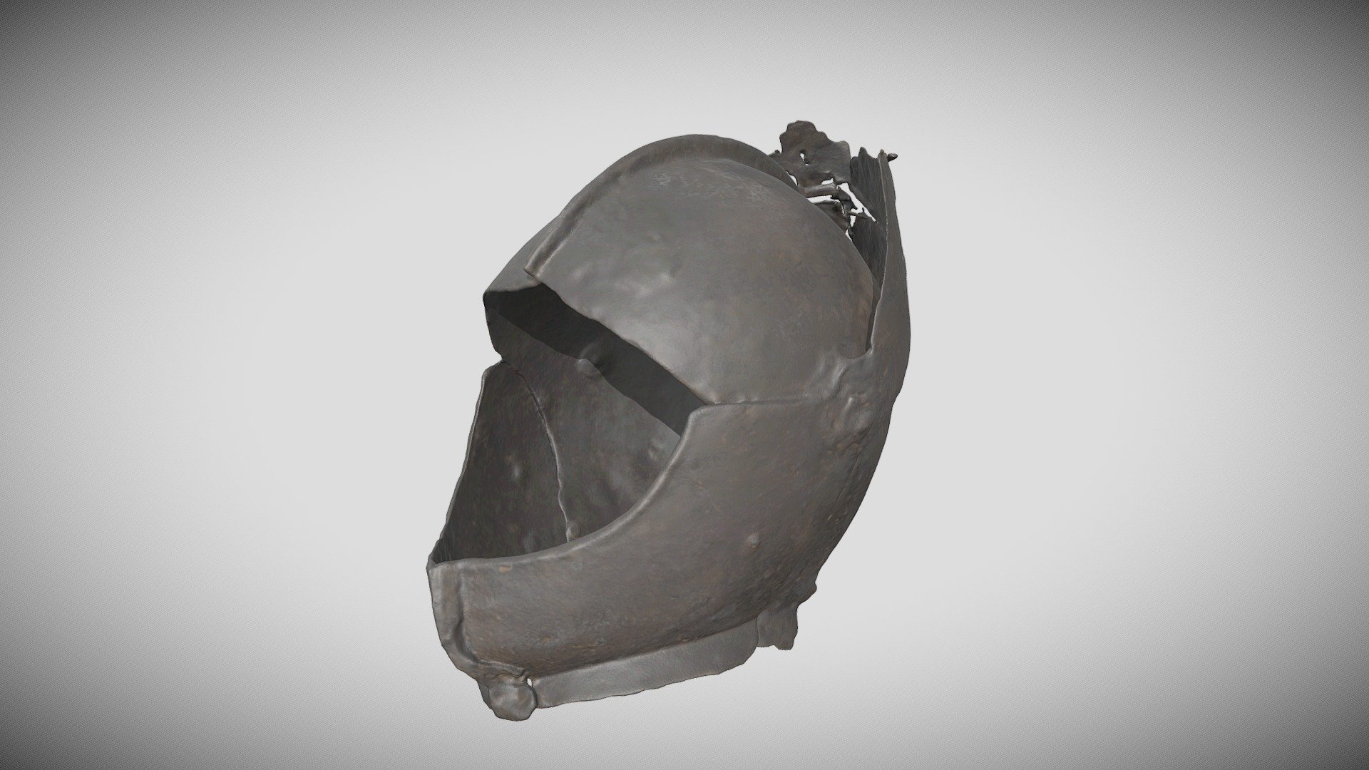 Gesloten Ruiterhelm - Download Free 3d Model By Meemoo, Flemish 