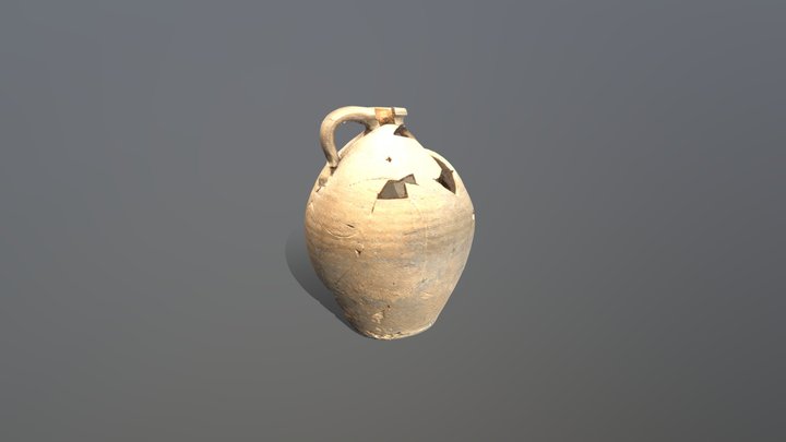French Oil Jar 3D Model