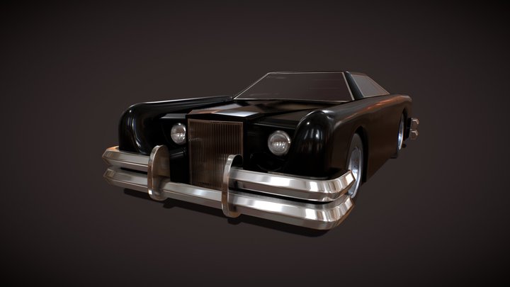 Lincoln Continental Mark III Custom 3D Model