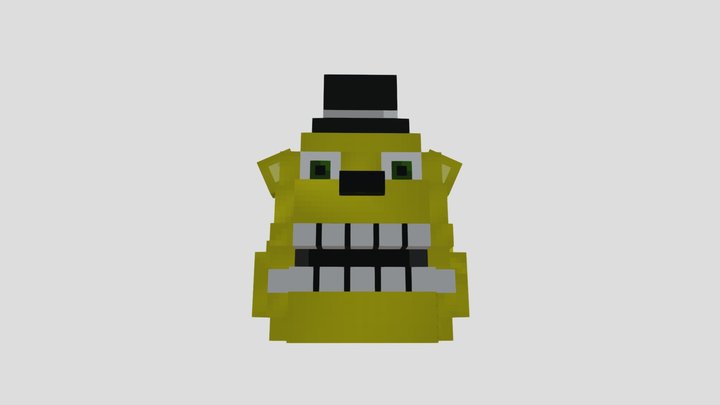 Fredbear_Head-Minecraft – Modello 3D gratuito STL