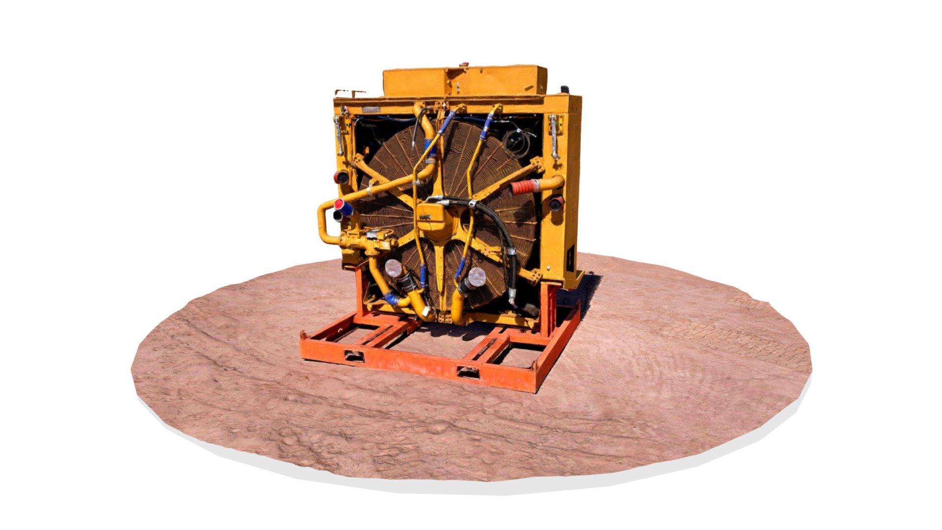 Radiador de camión minero — Sketchfab embed 3D viewer