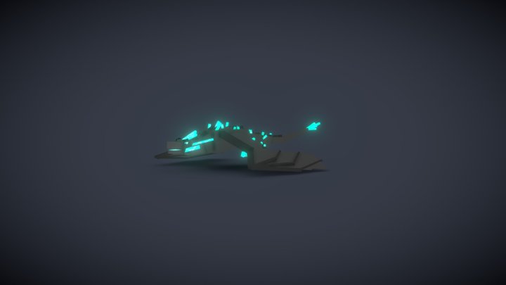Abyss Crystal Dragon V1 3D Model