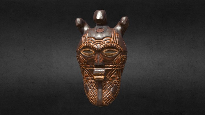 African Mask 3D Model