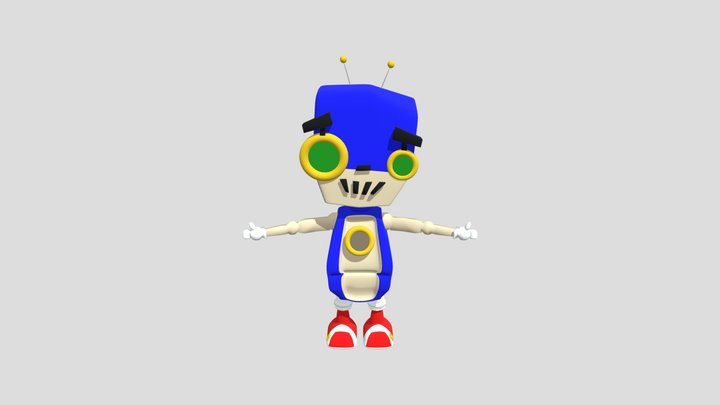 Sonic Bot – Modello 3D gratuito STL