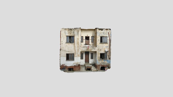 Greek House on the coast of Marmara Island 3D Model