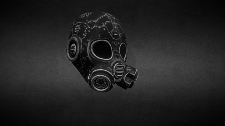 Fire Mask 3D Model