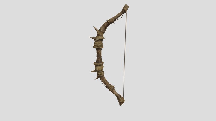 SM_CrudeBow 3D Model