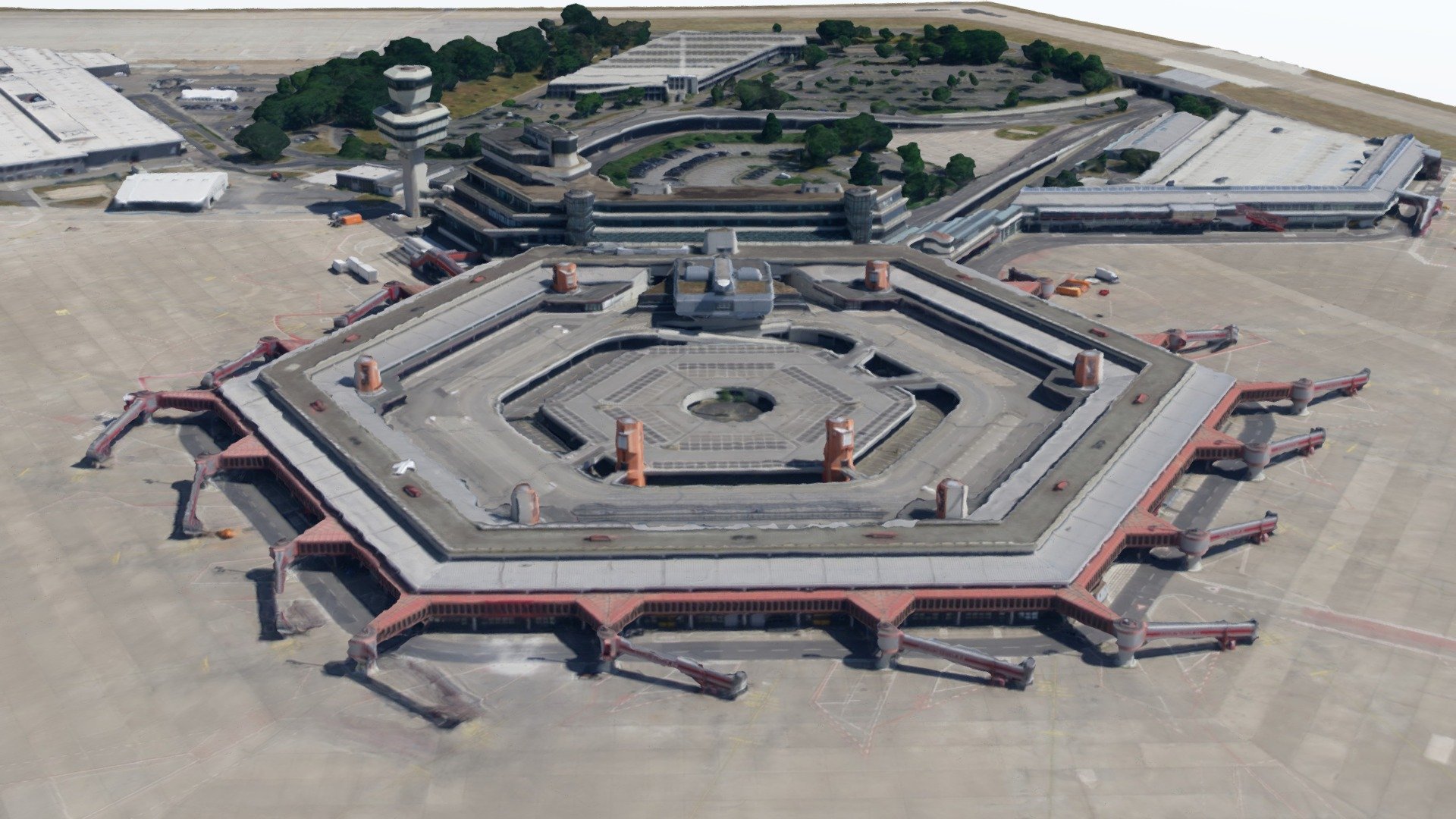 Tegel Airport - Berlin, Germany — Sketchfab embed 3D viewer