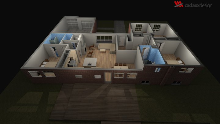 07-66-mart  ground floor 3D Model