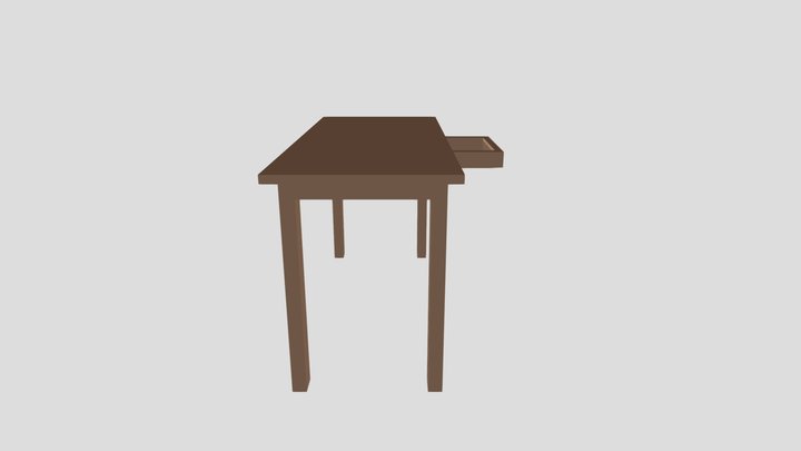 Table with drawer 3D Model