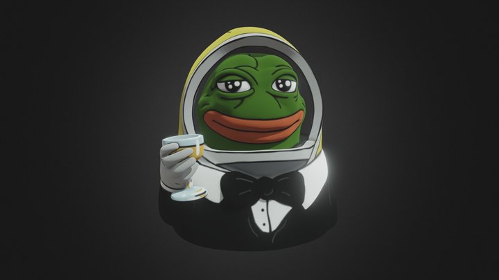 COVID-19 Pepe (3D printing dedicated) 3D Model