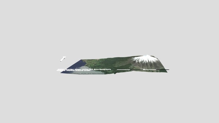 Volcán Osorno 3D Model