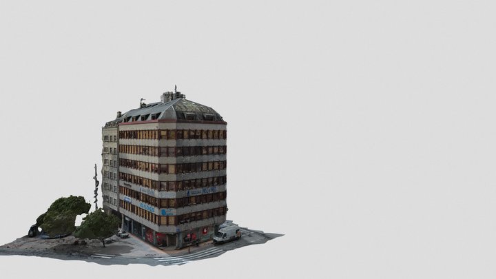 Edificio Praza San Xosé - Pontevedra 3D Model