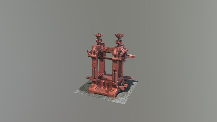 Atlantic Steel Foundry Rotary Press 3D Model