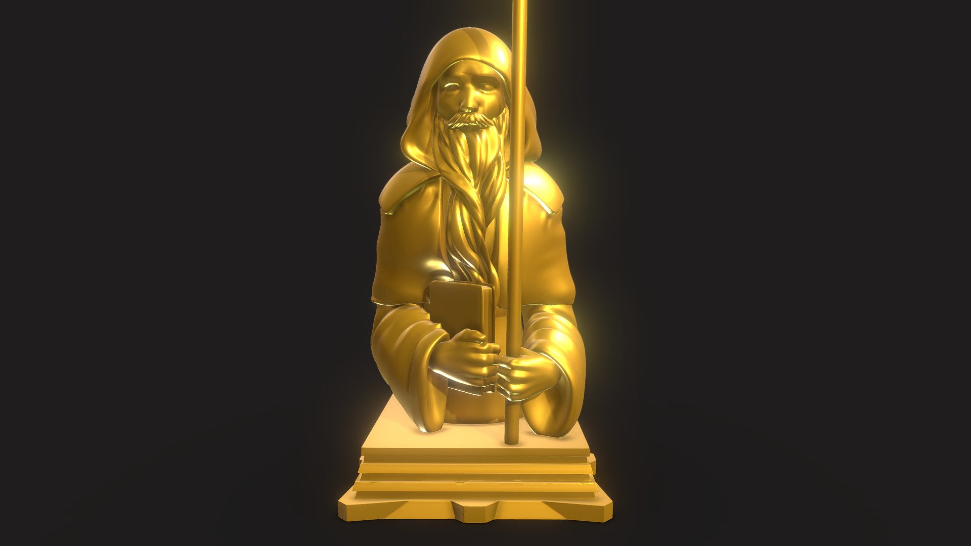 Fate/Zero Caster Class Chess Piece - Buy Royalty Free 3D model by ...