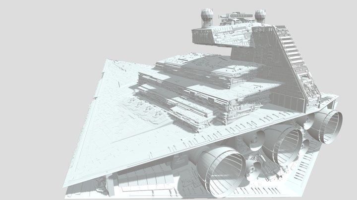 ISD Imperator by Ansel Hsiao 3D Model