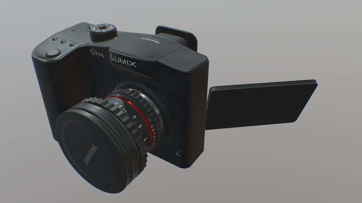 Camera (low-poly) 3D Model