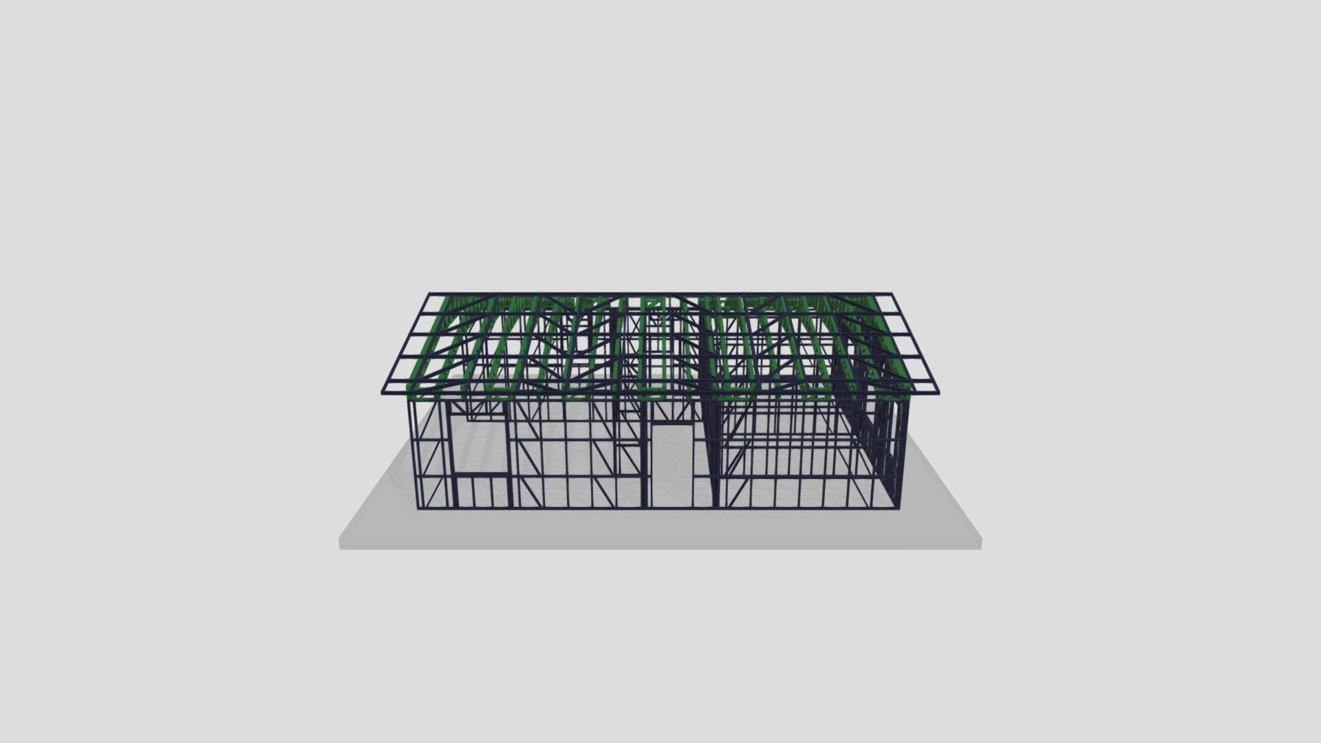 Дом Краснодар 9x12 + кровельная панель