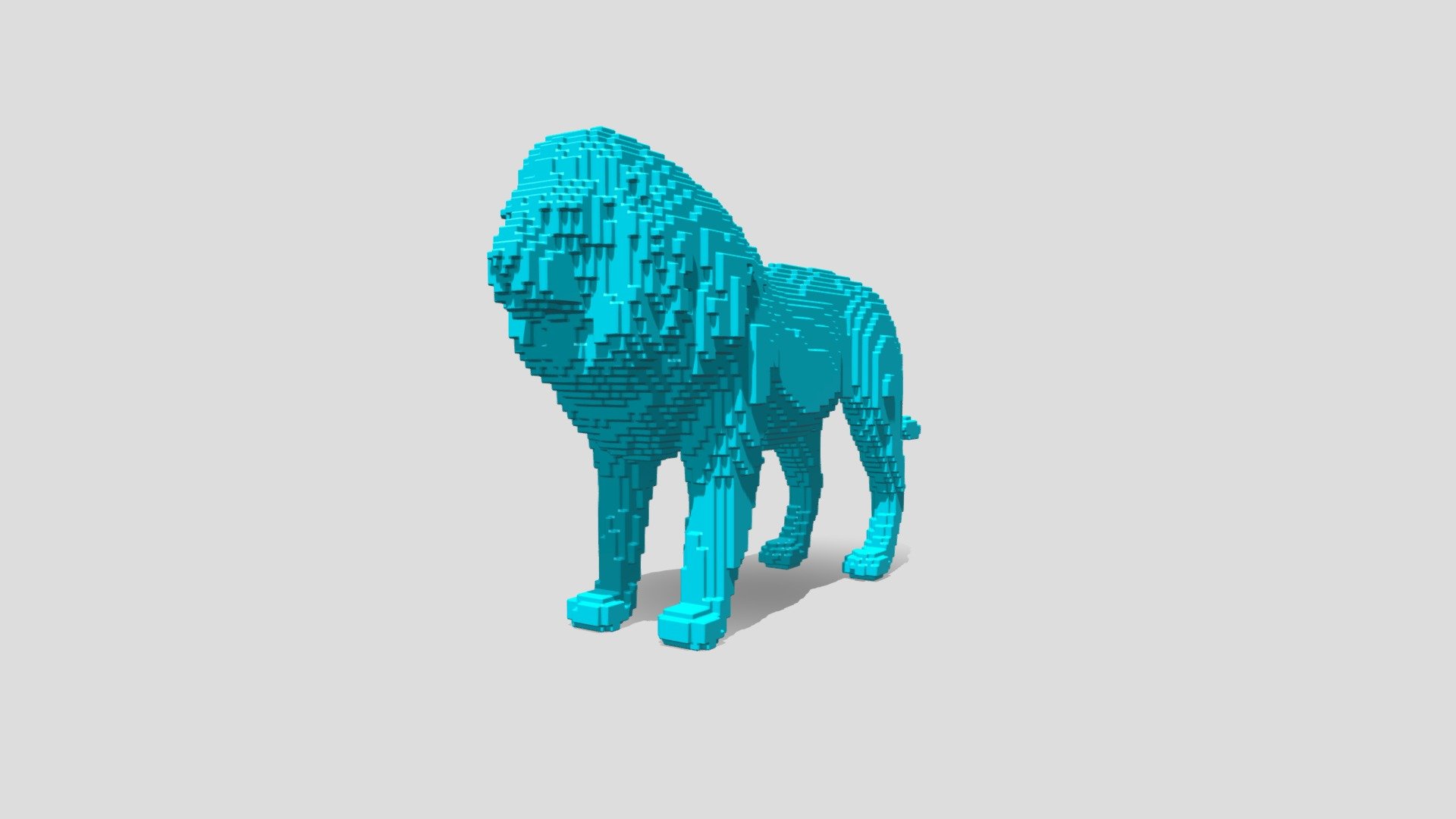 Lion - 3D printing