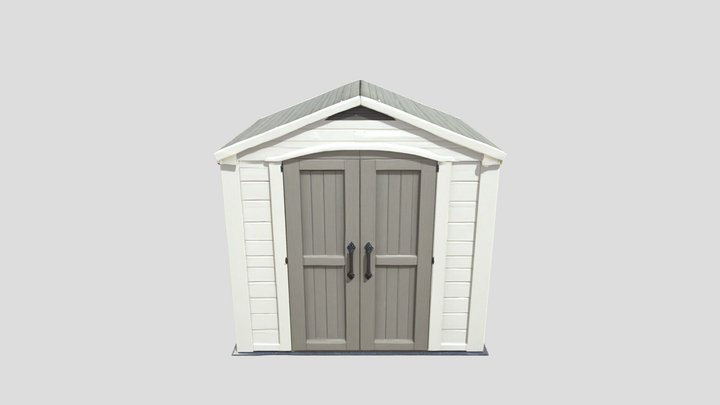 Outdoor_ Storage_ Shed 3D Model