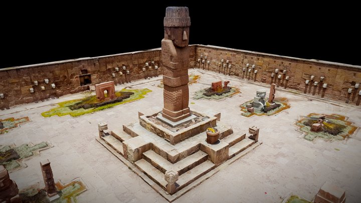 Templete Semi-Subterraneo - Plaza Tejada Sorzano 3D Model
