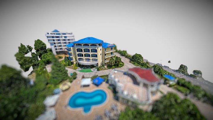 victoria spa hotel 3D Model