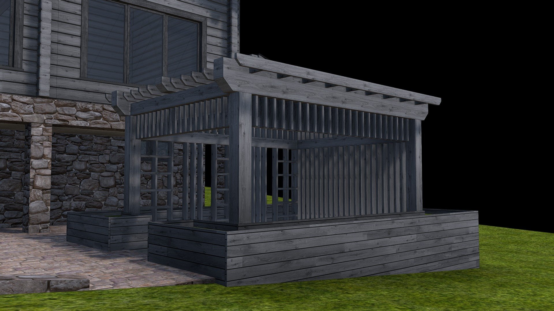 Пергола 3 - 3D model by labarch [ae43ddc] - Sketchfab