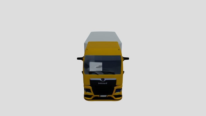 Man Tgx Truck 3D Model