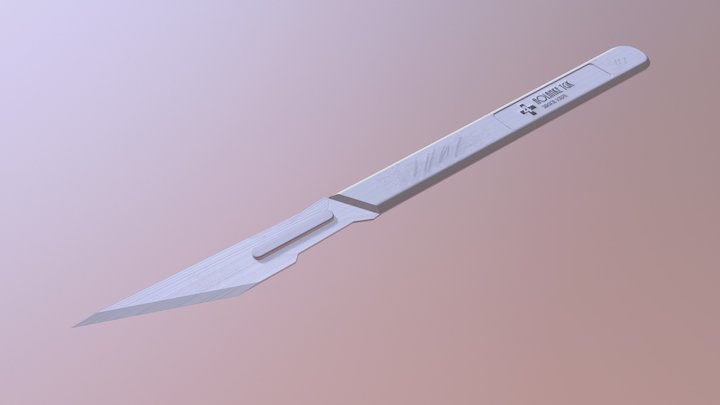 [Asset_10] Scalpel 3D Model