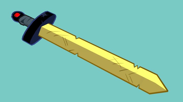 Fanart Finn's Sword — Adventure Time 3D Model