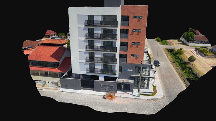 PERFECT 3D Facade  Model made with DJI NEO 3D Model