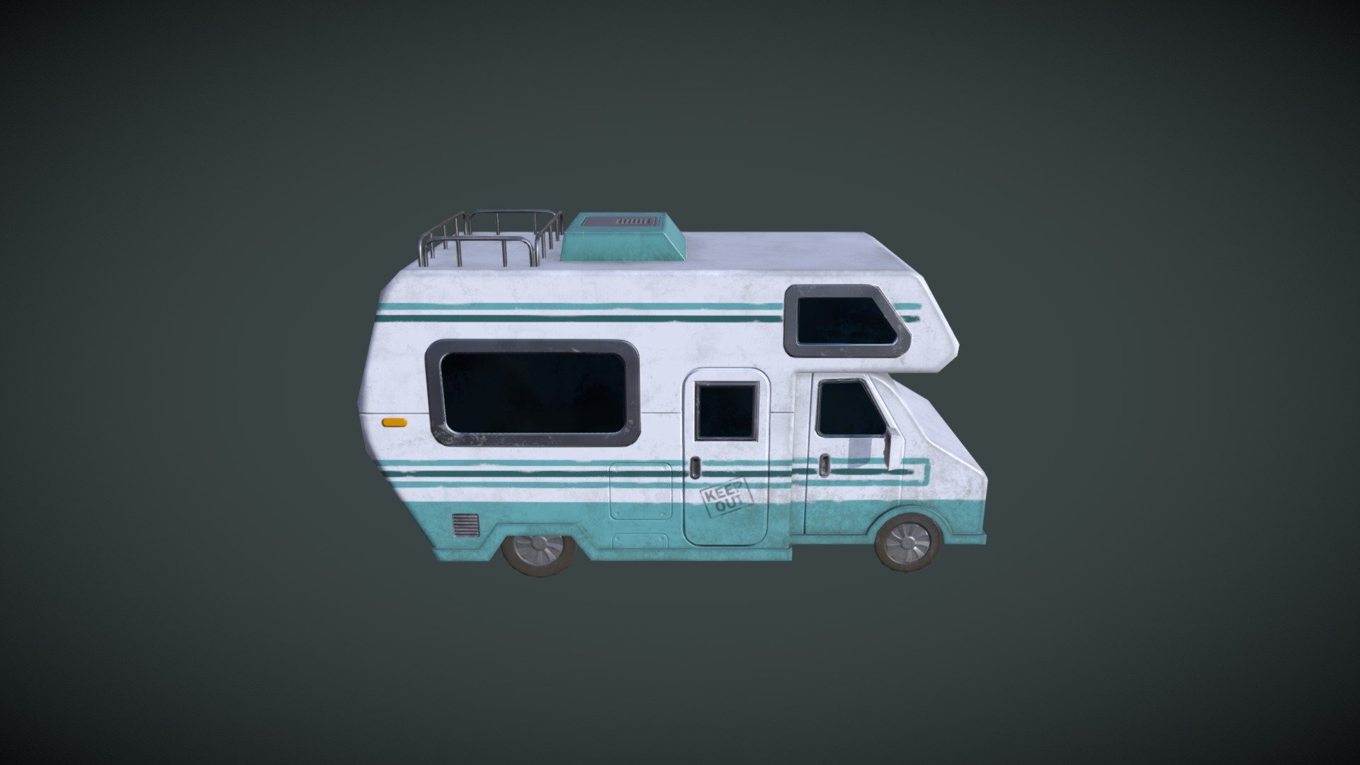 Caravan Low Poly