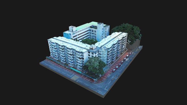 Wing Lung House, Fok Loi Estate 3D Model