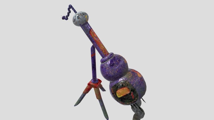 Dispencer (Dirty) 3D Model