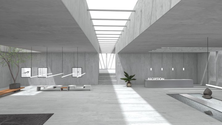 modern gallery 3D Model