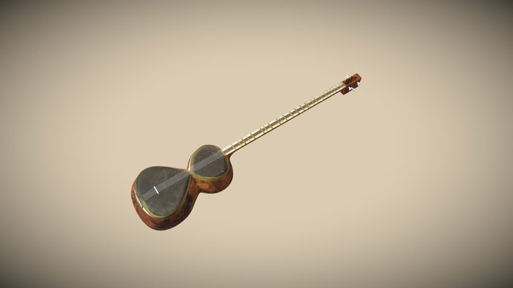Turkish musical instrument 3D Model