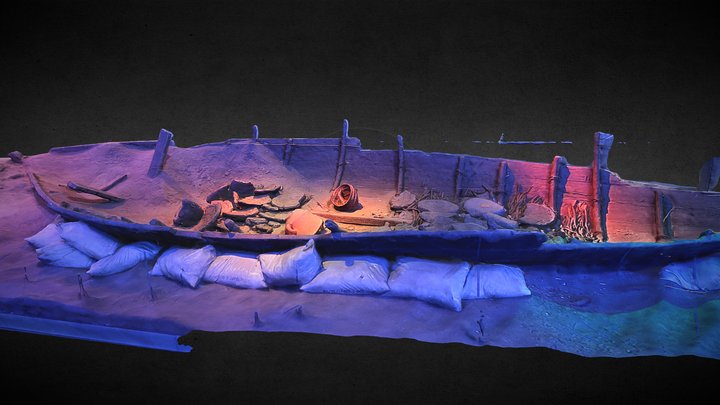 Mazarrón II - Barco Fenicio 3D Model