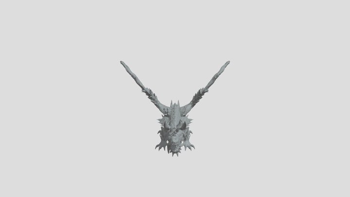 Frost Dragon 3D Model