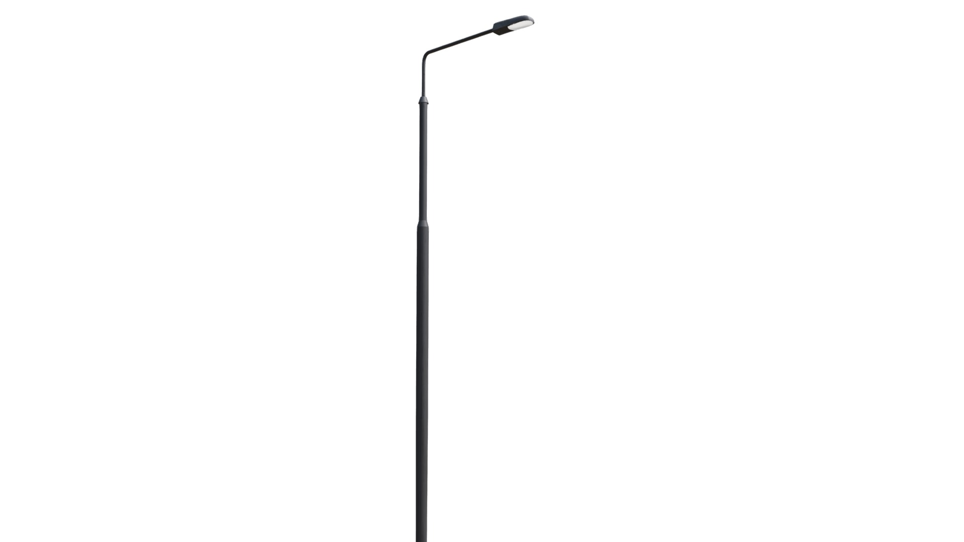 3D model Lamp Post – Metal 4 (street lights) - This is a 3D model of the Lamp Post - Metal 4 (street lights). The 3D model is about shape.