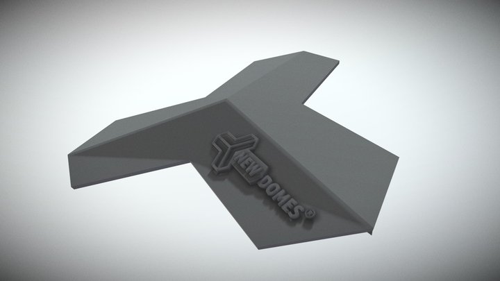 Zaślepka łącznik kopuła 3D Model