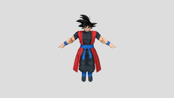 Xeno Goku Base Form (Marvel Rivals) 3D Model