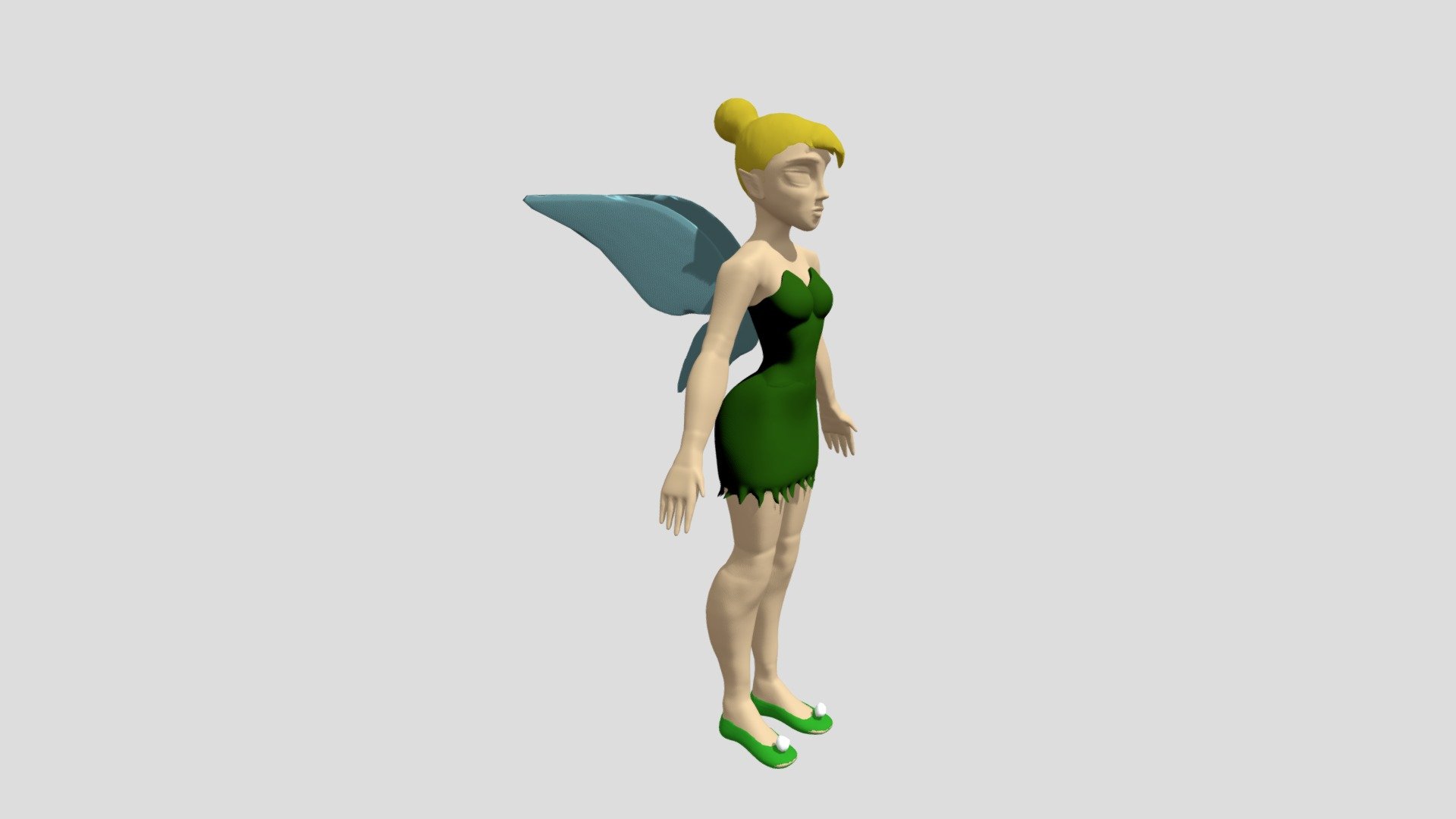 TinkerBell - 3D model by danidvlds [ae4bf89] - Sketchfab