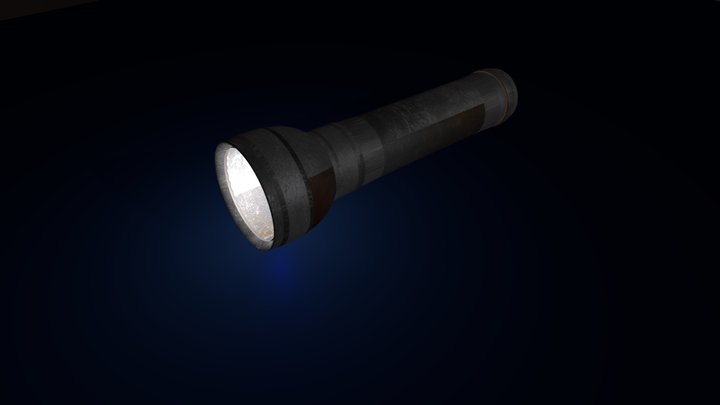 Flashlight 3D Model
