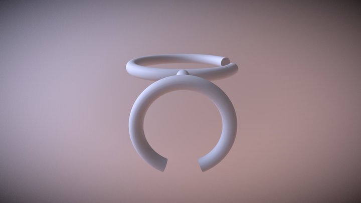 Jacobo Toledo | 3D Printed Hunter Cocktail Ring 3D Model
